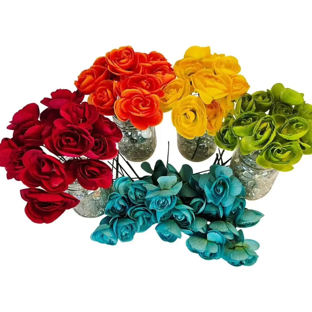 Artificial Silk Ranunculus Flowers 2.5